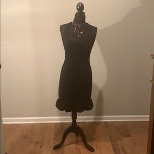 Autumn Cashmere Rosette Dress